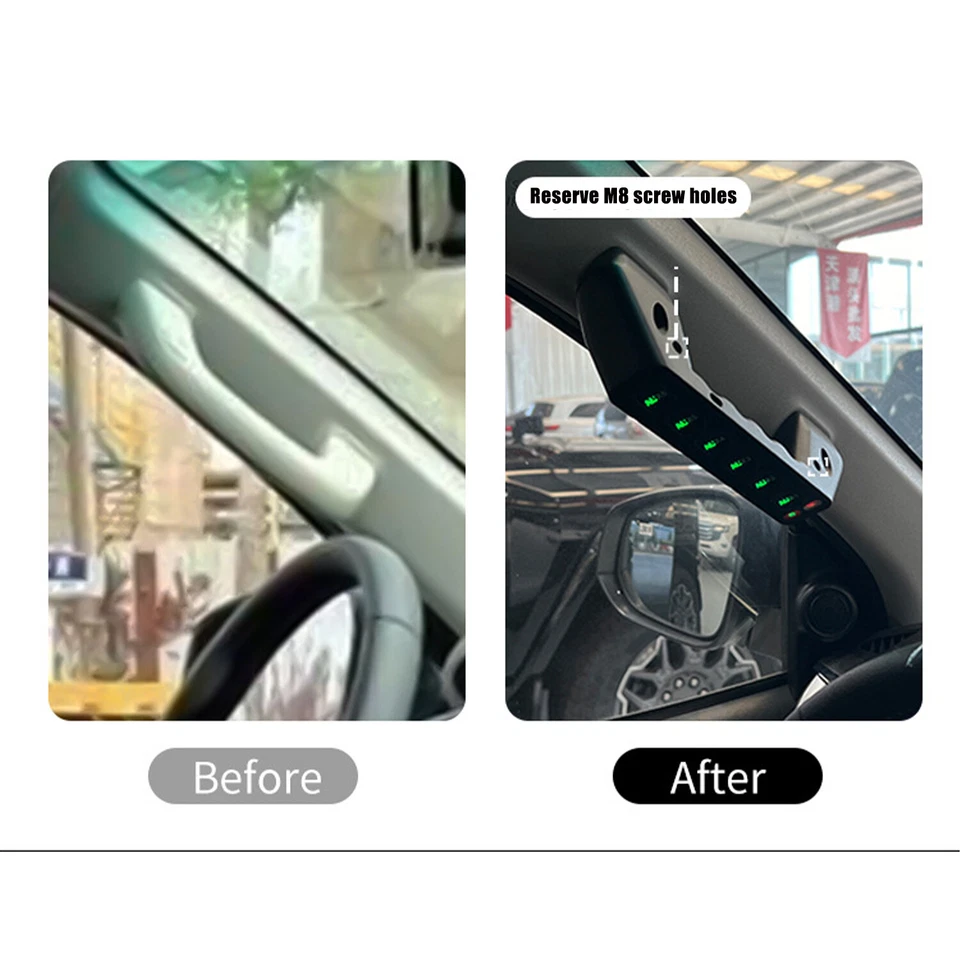 Panel de interruptor de manija de agarre para Toyota Hilux 6 velocidades control de luz inalámbrico Foto 4 de 4