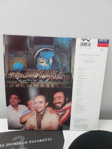 430 433-1 Carreras Domingo Pavarotti In Concert Zubin Mehta 1990 EX/VG+ 12" LP - Picture 5 of 5