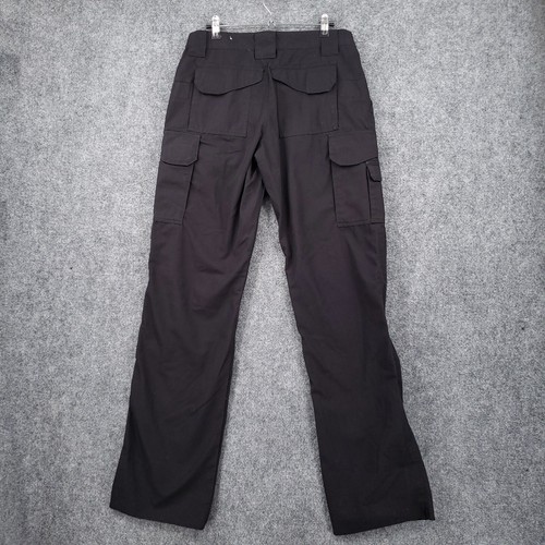 Tru Spec Pants Womens 6 Black Cargo Tactical Ripstop Utility Pocket Workwear - Picture 2 of 16