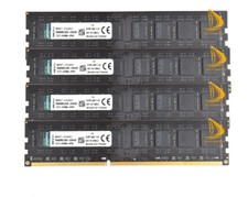 4PCS Kingston 8GB 2RX8 PC3-12800U DDR3 1600Mhz 240Pin DIMM Desktop Memory RAM 