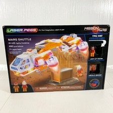 [NEW SEALED] LASER PEGS 18003 Mission Mars Shuttle Light Up 280 pcs