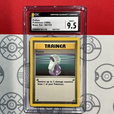 1995 trainer potion pokemon card value Rare 1st Edition Super 117/130 Great Condition Base Set 1st Edition Type Pokemon Base Set Uncommon Super