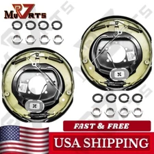 12" x 2"Electric Trailer Brake Self-Adjusting Assembly 7000 lbs 1 Pair (1 L&1 R)