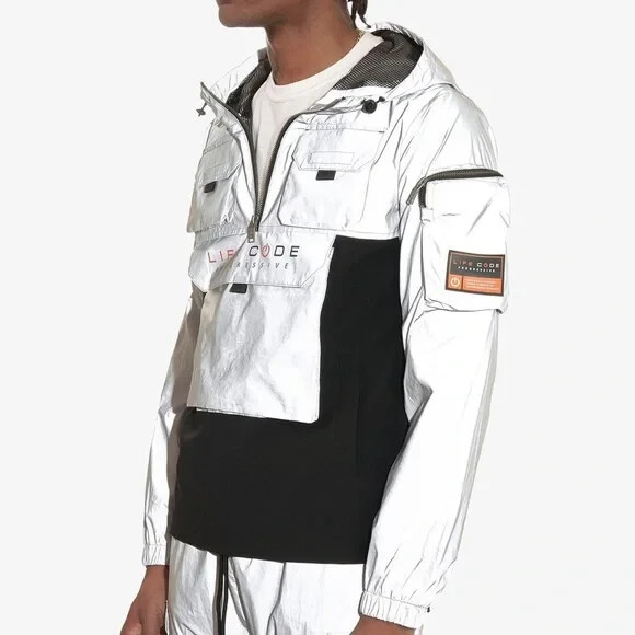 Men's Life Code Jacket Utility Pullover Windbreak… - image 9