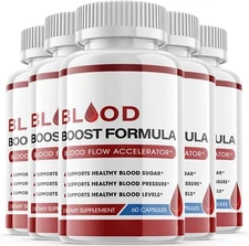 5-Blood Boost Formula - Blood Sugar Supplement Supports Glucose - 300 Pills