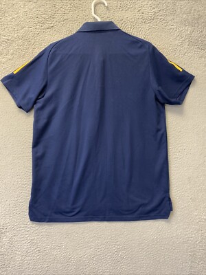 Adidas LA Galaxy Mens Soccer Polo Shirt Size L Navy MLS Navy
