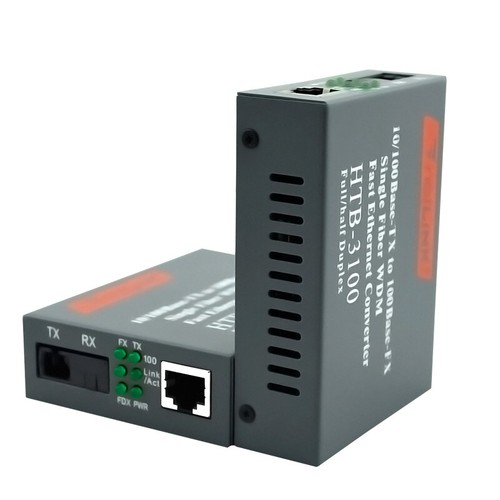 Premium 10/100Mbps Gigabit Ethernet to SC Fiber Optic Media Converters -1 Pair - Picture 8 of 9