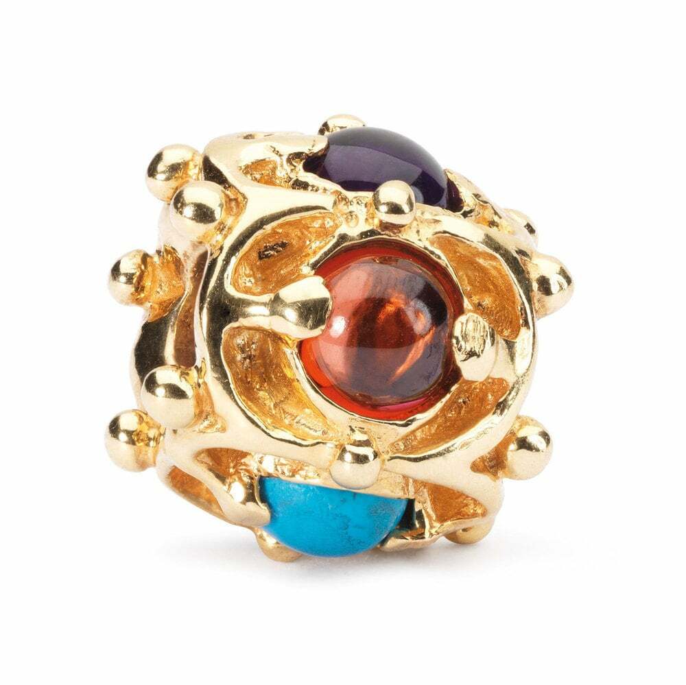AUTHENTIC New Trollbeads 18k Gold Wisdom Bead Style 81713 Retail