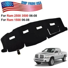 For DODGE RAM 1500 2500 3500 2006-2008 Dashmat Dashboard Mat Dash Cover Carpet