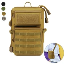 Tactical Molle Shoulder Bag Outdoor Phone EDC Pouch Accessory Bag Hunting Hiking