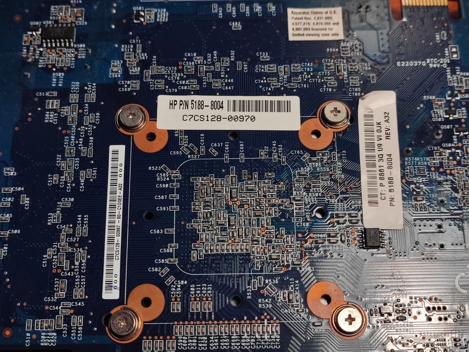 ASUS/NVIDIA GeForce 8500 GT 512 MB DDR2 PCI-E x16 Scheda Video / HP 5188-8004 - Immagine 4 di 4