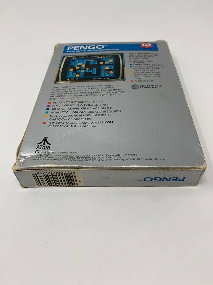 Pengo (Atari 5200, 1983) Sega Enterprises Vintage Game FREE Shipping - Image 3 of 4