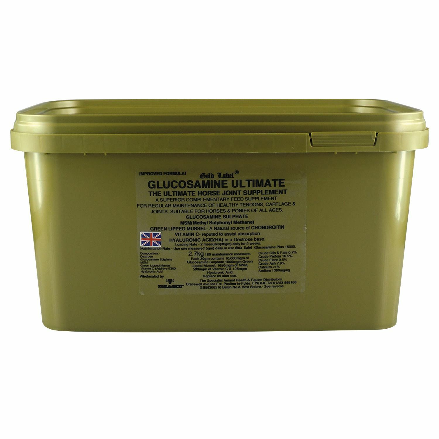 Gold Label Glucosamine Ultimate 2.7 Kg