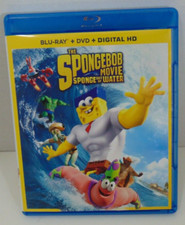 SpongeBob The Movie Sponge Out Of Water Blu-ray 2015 Film With Case