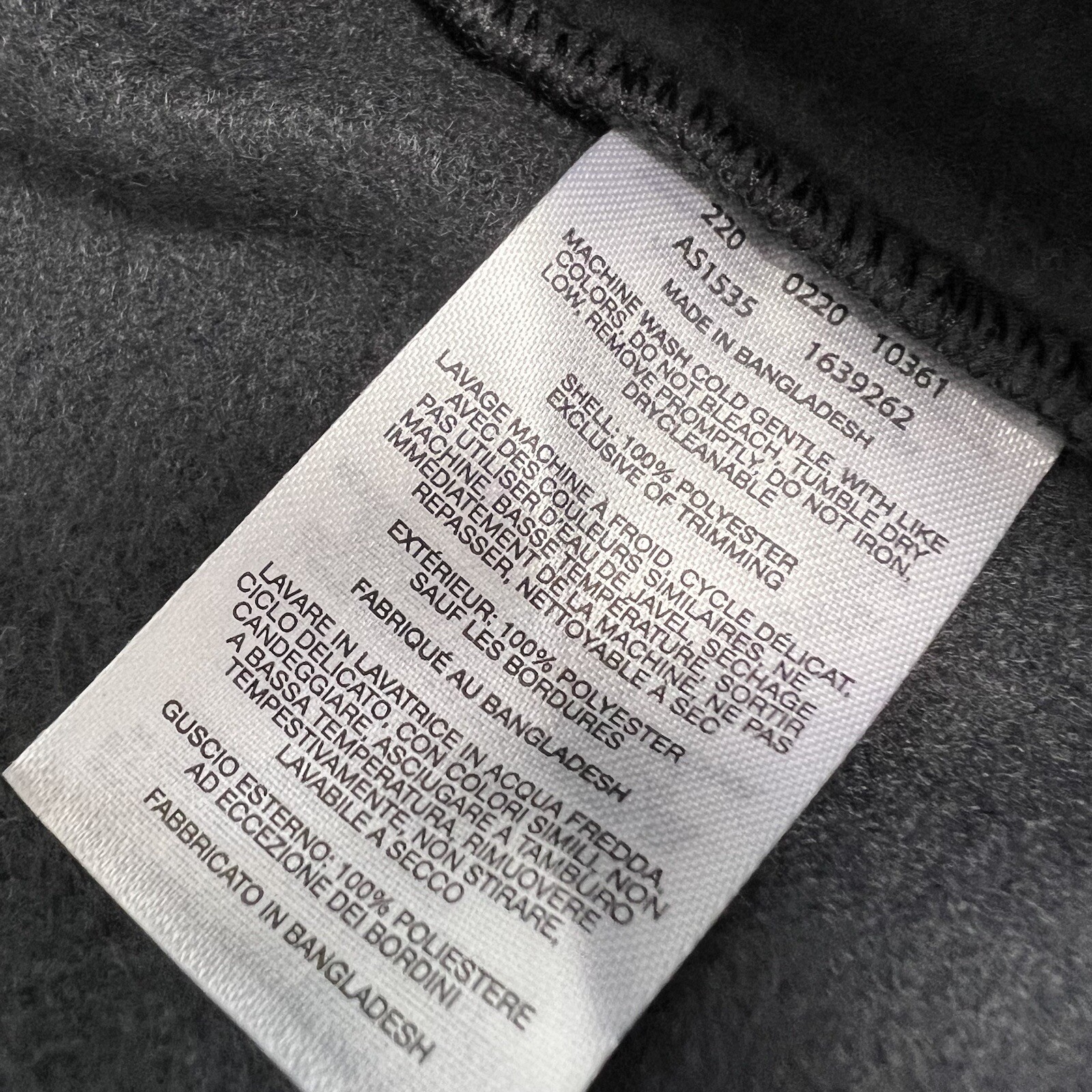 Columbia Vest Mens 3X Black Fleece Full Zip Sleeveless Gem