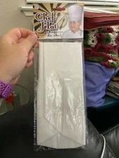 Chef Hat Cook Food Cookout BBQ Fancy Dress Up Halloween Child Costume Accessory