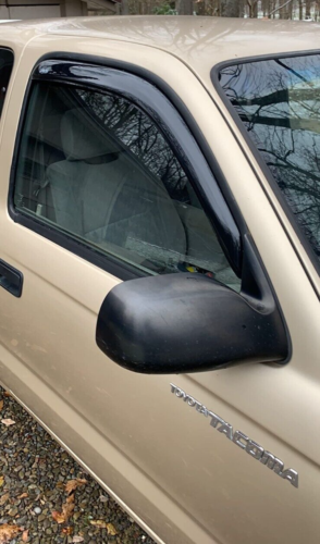 Juego de 2 piezas protectores de lluvia AVS viseras de ventilación en canal para Toyota Tacoma 1995-2004 - Imagen 2 de 6