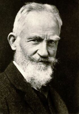 GEORGE BERNARD SHAW *2X3 FRIDGE MAGNET* IRISH PLAYWRIGHT CRITIC AUTHOR POLEMICS