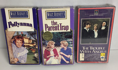 3 The Trouble With Angels, Pollyanna and The Parent Trap Hayley Mills VHS