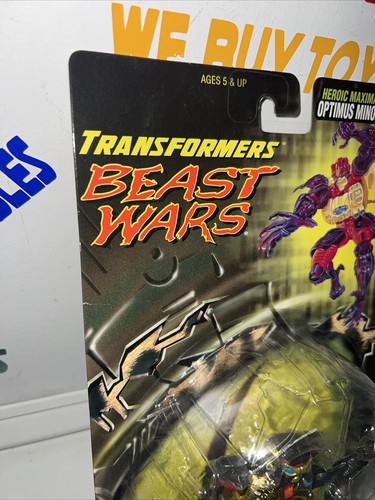 1998 Hasbro Transformers Beast Wars Optimus Minor Figure  Sealed New MOC 🔥 - Picture 2 of 11