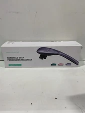 MEGAWISE Massager Handheld Deep Tissue Neck Back Massager for Shoulders, Waist, 