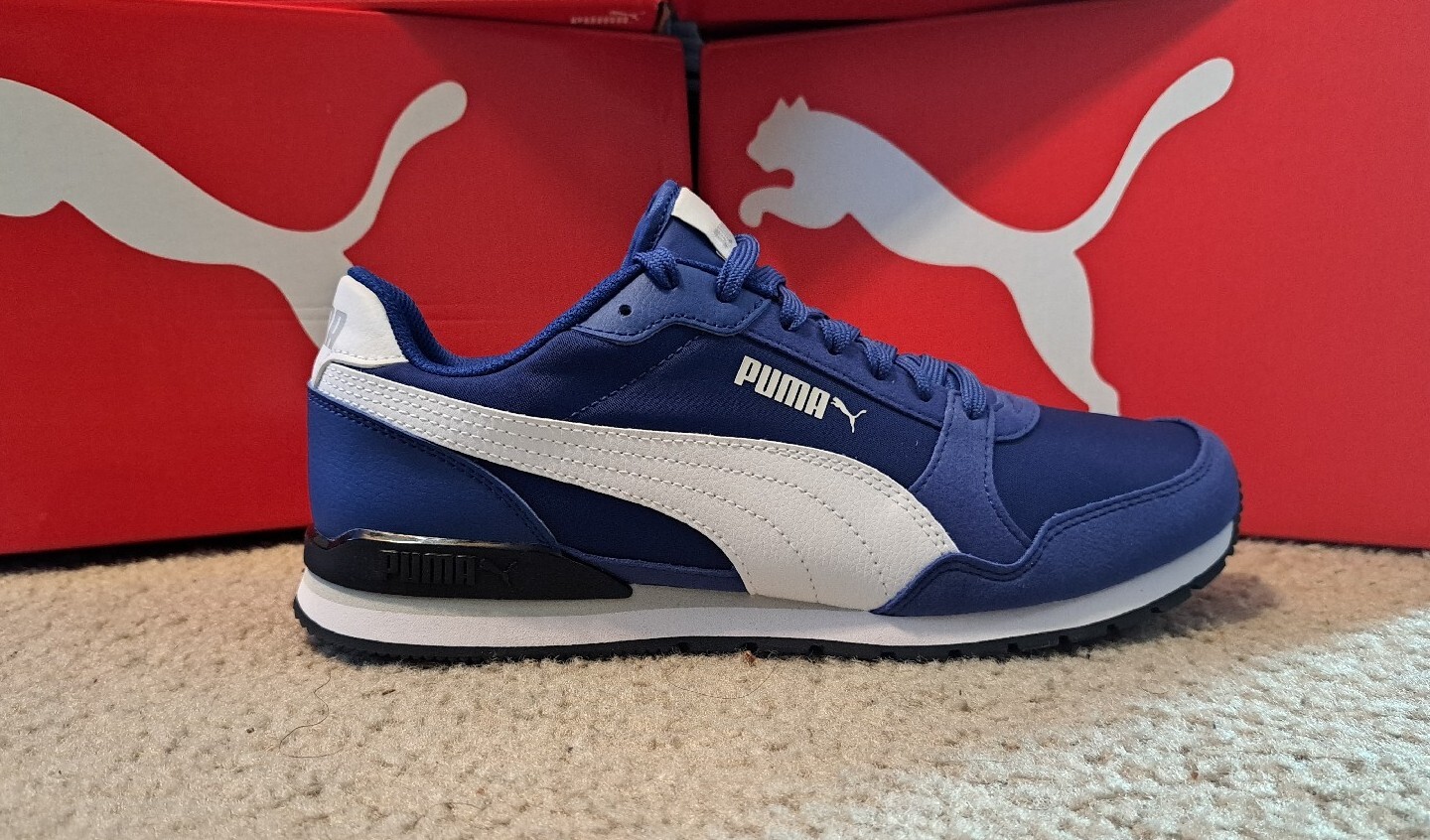 Puma RUNNER V3 UNISEX - Trainers - parisian night/blue 