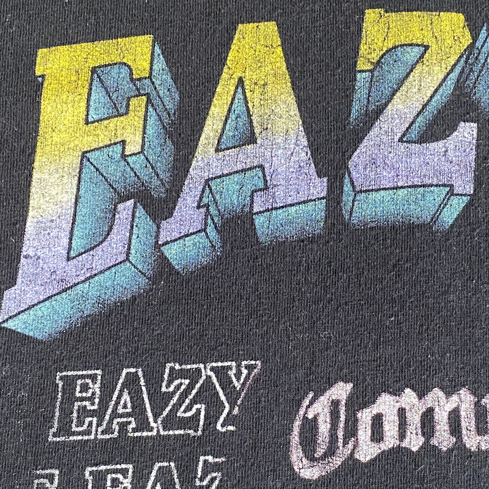 FILA T shirt EAZY E Compton con licenza Gansta Rap. PICCOLO (NV) NWA spietato