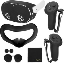 5 in 1 VR Accessories Set for MetaQuest 3S, Silicone Protective Case Set NEW