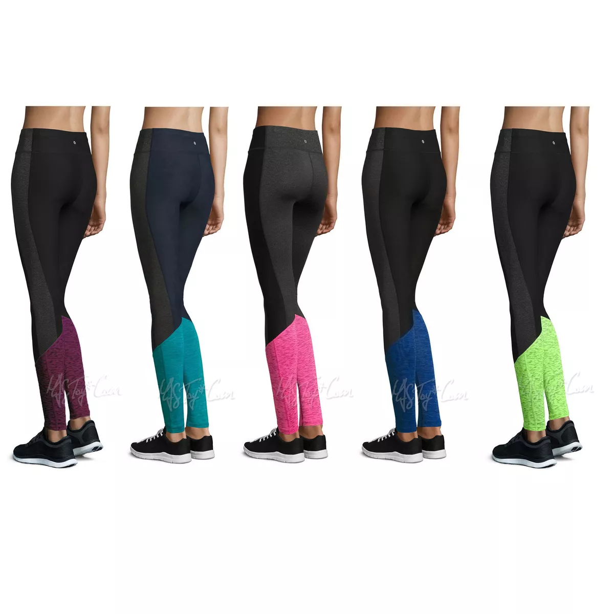 NWT Women Xersion Color Leg Performance Fit Leggings Running Compression  Pants