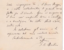 YY352-PAPA PAOLO VI-AUTOGRAFO COME G.B. MONTINI ASSISTENTE DELLA FUCI