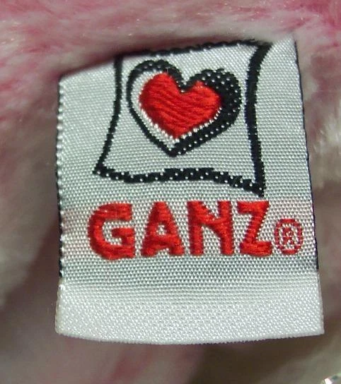 Ganz SOFT PINK WHITE & BLUE PONY HORSE 8" Plush STUFFED ANIMAL Toy - Image 3 of 3