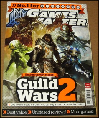 October 2012 Games Master Magazine Guild Wars 2 Darksiders II Video Game Reviews