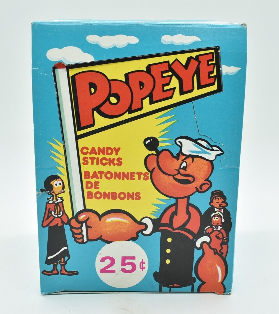 Popeye - CANDY STICKS, 1989, Vintage Confectionery, Regal