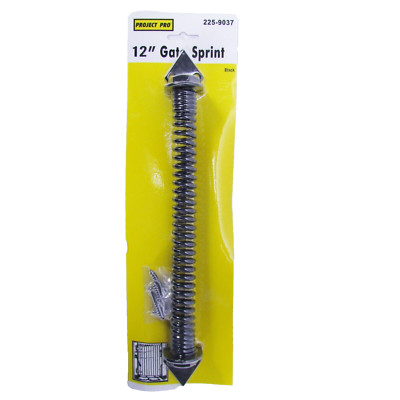 Project Pro 12'' Black Adjustable Tension Gate Spring 225-9037
