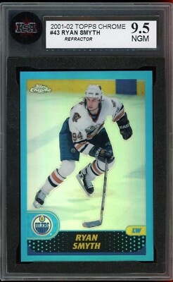 2001-02 Topps Chrome #43 Ryan Smyth Refractor KSA 9.5 NGM