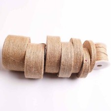 1 Roll DIY Jute Webbing Linen Woven Webbing Trim Edge Handmade Sewing Material