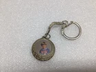 Vintage PICTURE FRAME Souvenir Key Ring Ancien Porte-Clés Mini CADRE A PHOTO