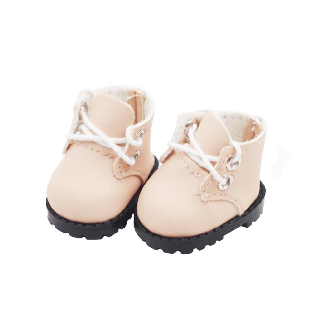 labubu 約17cm Shoes Only]17cm Labubu Doll Leather Shoes BJD Doll Stylish