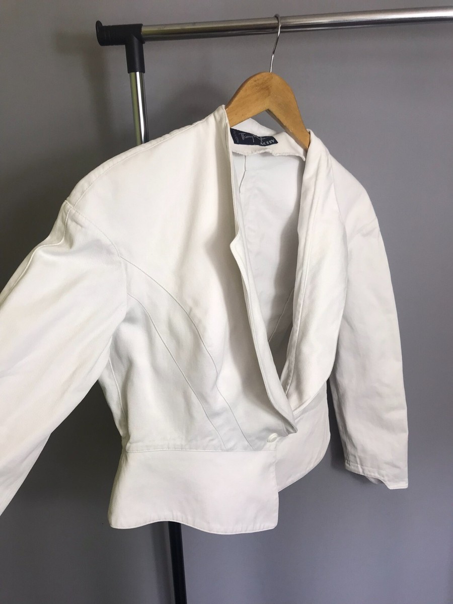 80s Thierry Mugler activ グレー ジップジャケット 80s Thierry Mugler activ グレー ジップジャケット