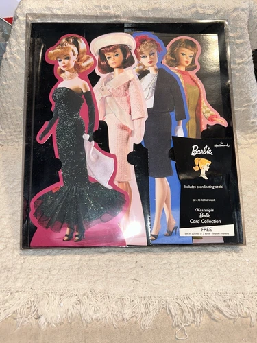 New Hallmark Mattel Vintage Nostalgic Barbie Card Collection 2003 NIB