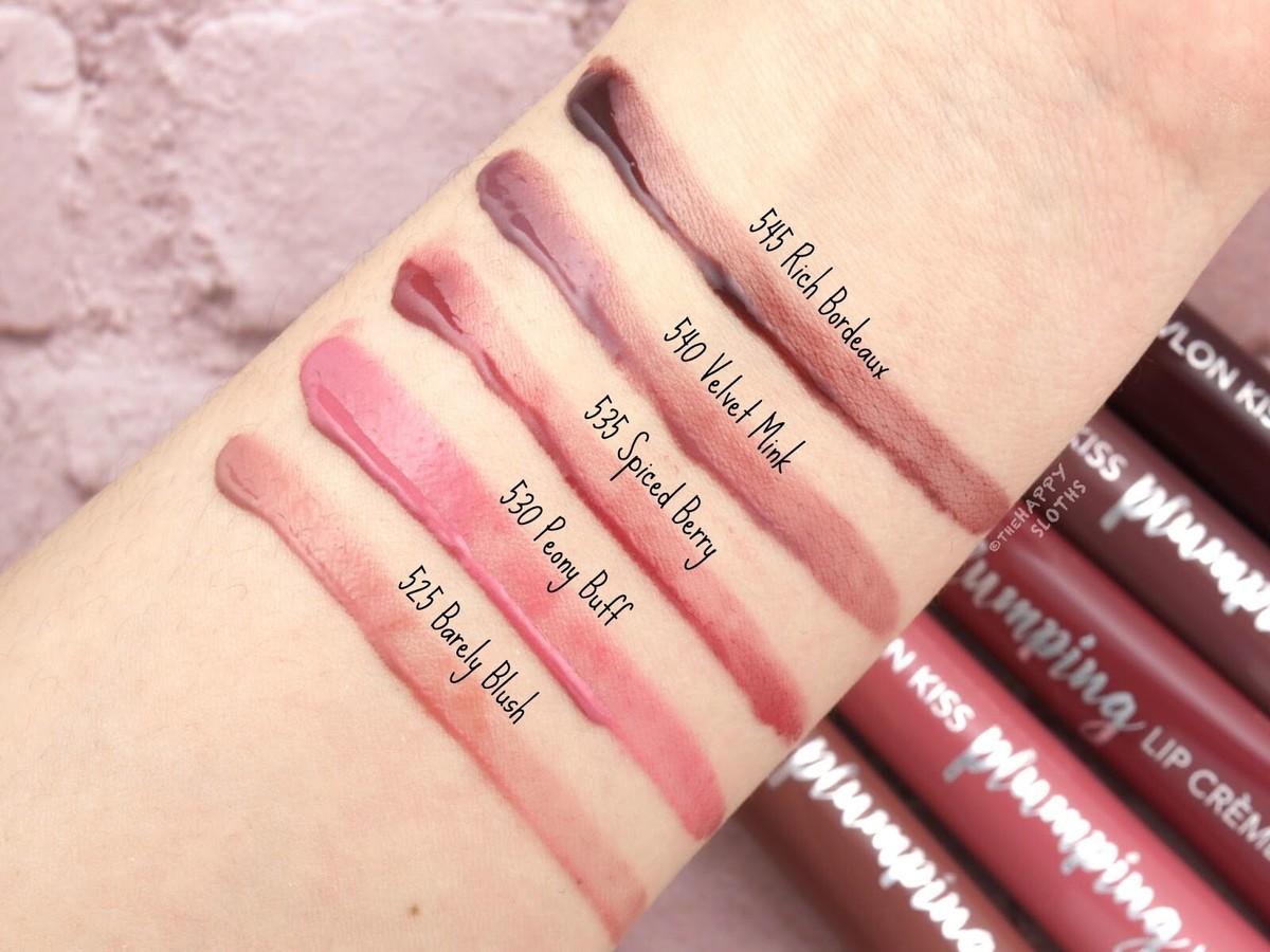 REVLON Kiss Plumping Lip Crème – Intensiver Farbton 545 Rich Bordeaux