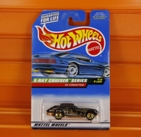 Hot Wheels - 1999 - '63 Corvette - X-Ray Cruiser 1/4 - Blue Card Collector #1114