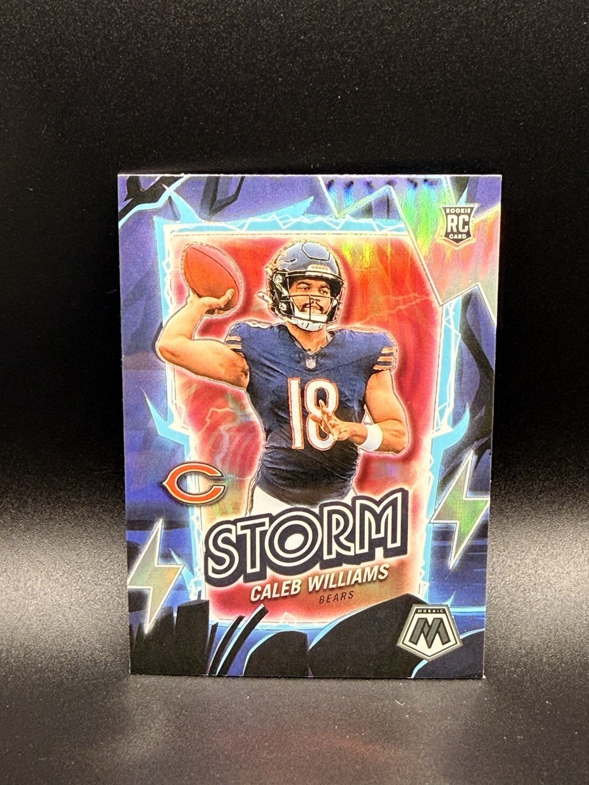 2024 Panini Mosaic - Storm Caleb Williams #9 Silver Prizm (RC)