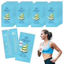 Travel Body Wipes 80 Pieces of Individually Wrapped and Travel Deodorant Shower
