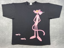 Camiseta negra vintage 1996 Pink Panther Inspector Clouseau para hombre talla XXL