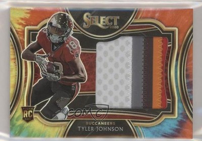 2020 Select Jumbo Rookie Swatches Tie-Dye Prizm 20/25 Tyler Johnson RC 0g27