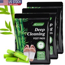 Natural Organic Herbal Detox Foot Pads Stress Pain Relief Sleep Deep Cleansing