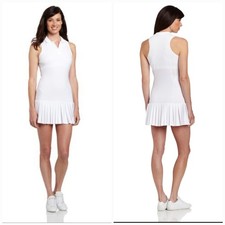 Fred Perry Women's Mesh Collar Pleated Tennis Golf Polo Dress Size US 16 NEW