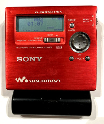 Sony MZ-R909 walkman portable MD recorder Made in Japan G
