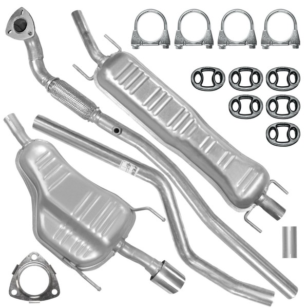 SchalldäMpferset Auspuffanlage Auspuff FüR Opel Astra H III 3 1.6 Kombi Caravan-image